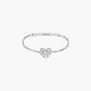 Magic Touch heart chain ring