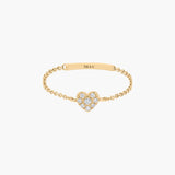 Magic Touch heart chain ring