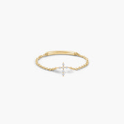 Bague Chaîne Croix Magic Touch