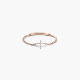 Bague Chaîne Croix Magic Touch