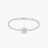 Magic Touch star chain ring