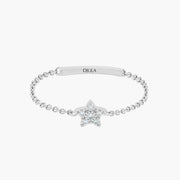 Magic Touch star chain ring