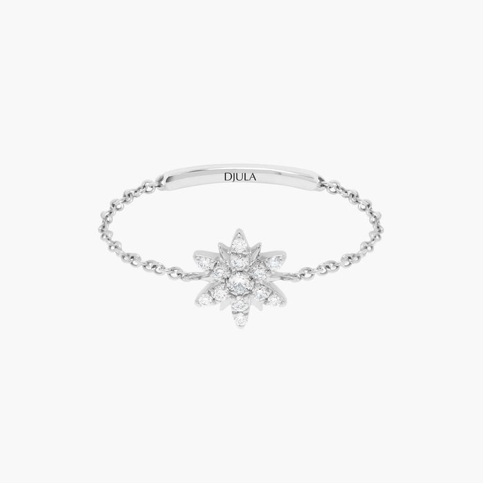 Magic Touch sun chain ring