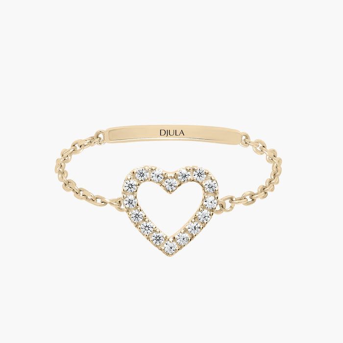 Magic Touch Heart Ring Large Model