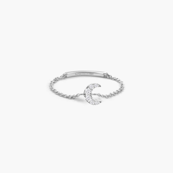 Bague Chaîne Lune Magic Touch