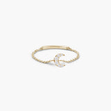 Magic Touch Moon Chain Ring