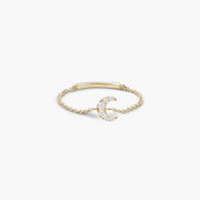 Magic Touch Moon Chain Ring
