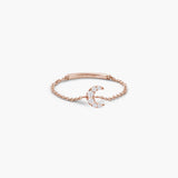 Magic Touch Moon Chain Ring