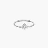 New Magic Touch Pear Chain Ring
