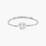 Magic Touch solitaire chain ring
