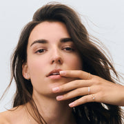 Bague Magic Touch chaîne solitaire