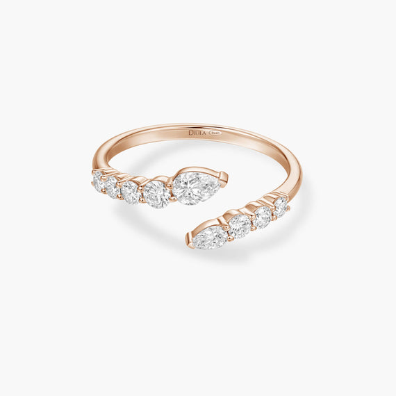 Bague Marquise Toi & Moi