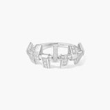 Pulsion half paved ring