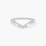 Bague V Baguette Diamants