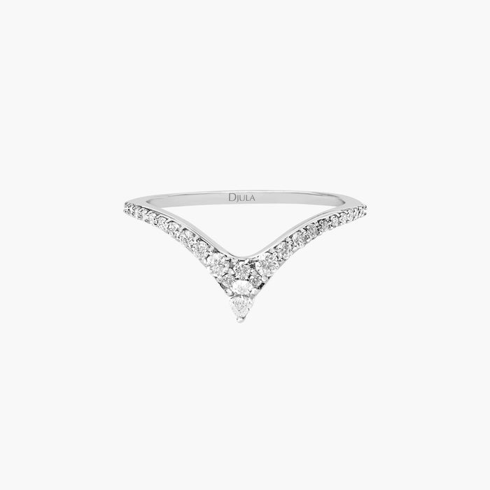 Bague V Diamants