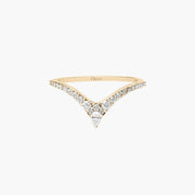 Bague V Diamants