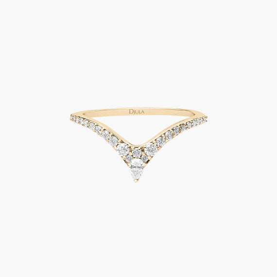 V Diamond Ring