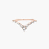 Bague V Diamants