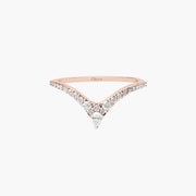 Bague V Diamants