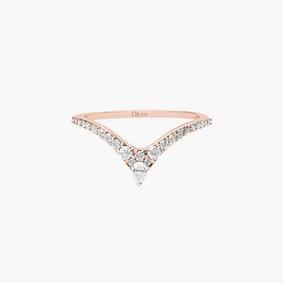 V Diamond Ring