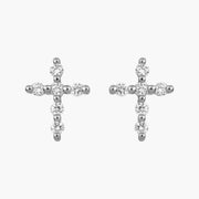 Magic Touch big cross earrings
