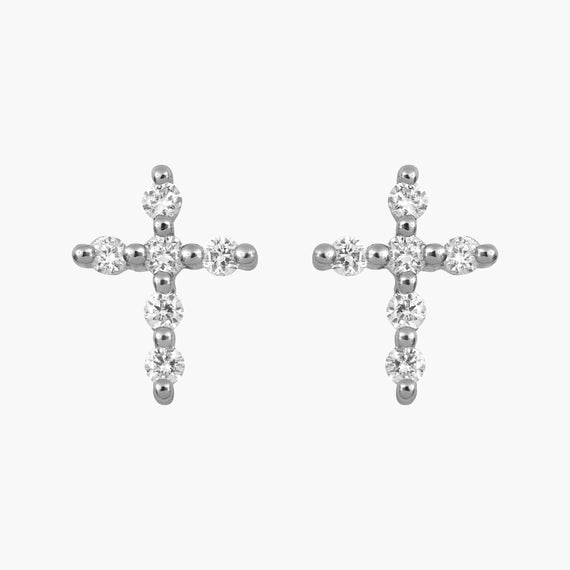 Magic Touch big cross earrings
