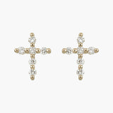 Magic Touch big cross earrings