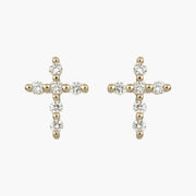 Magic Touch big cross earrings