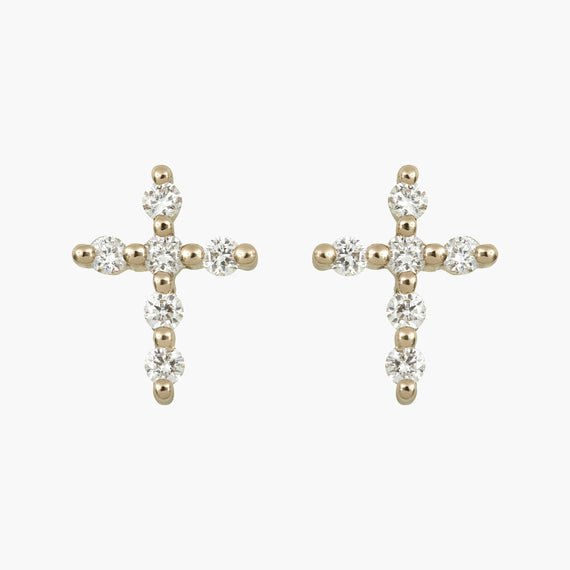 Magic Touch big cross earrings