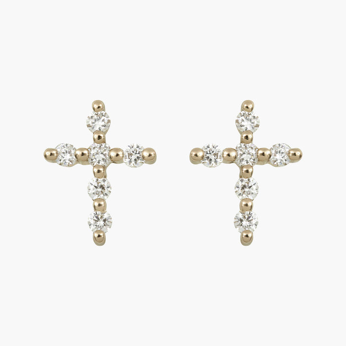 Magic Touch big cross earrings
