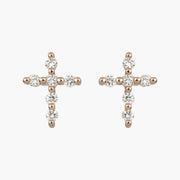 Magic Touch big cross earrings