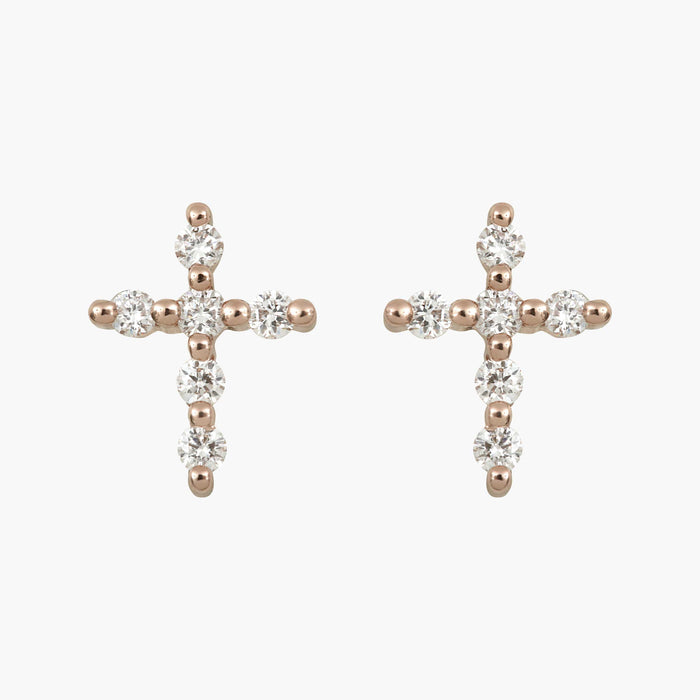 Magic Touch big cross earrings