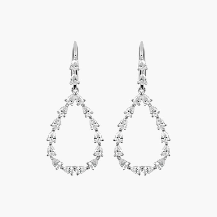 DROP MARQUISE EARRINGS