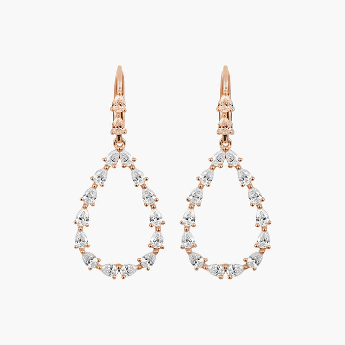 DROP MARQUISE EARRINGS