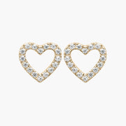 Magic Touch Heart Earrings Large Model