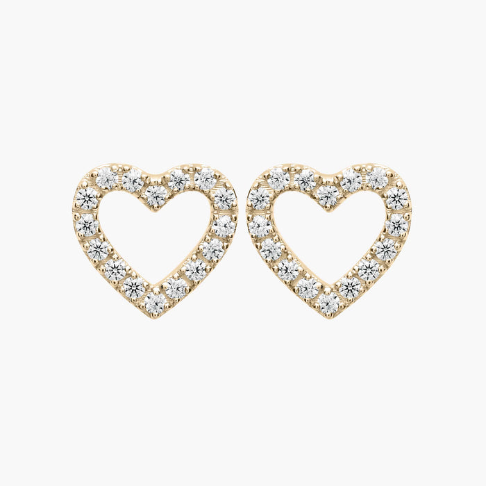Magic Touch Heart Earrings Large Model