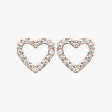 Boucles d'oreilles Cœur Magic Touch