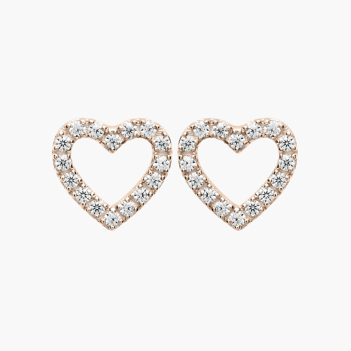 Boucles d'oreilles Cœur Magic Touch