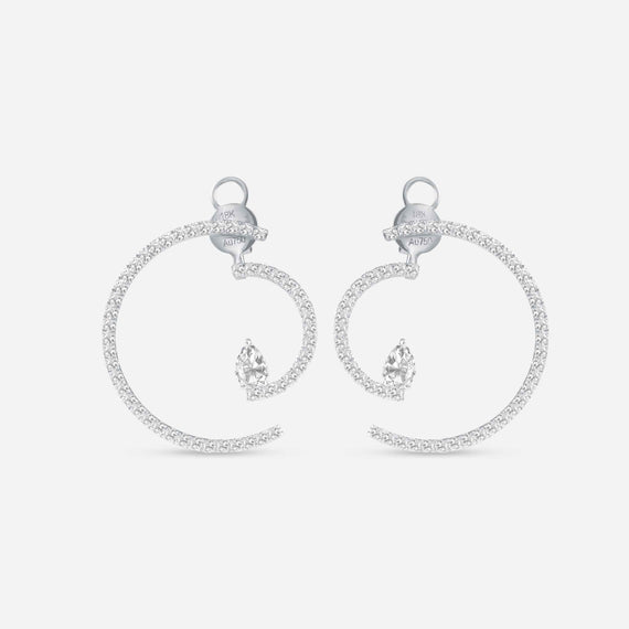 Graphique boucles d'oreilles tourbillon