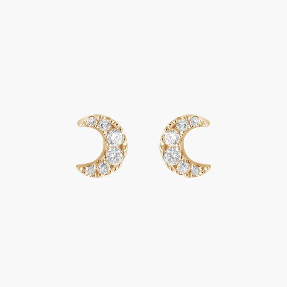 Magic Touch moon earrings