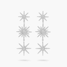 Soleil boucles d'oreilles détachables pendantes