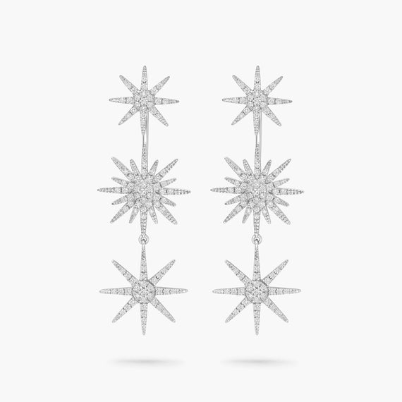 Soleil boucles d'oreilles détachables pendantes