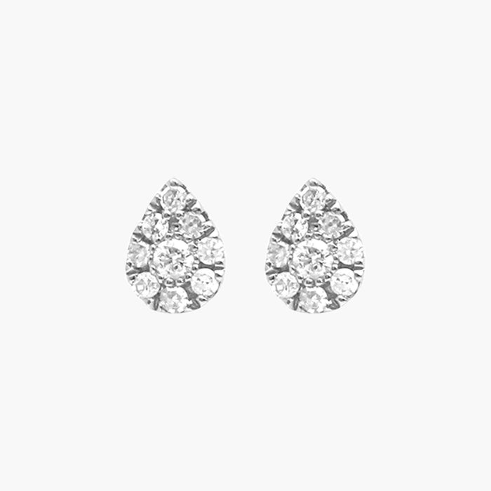 Magic Touch pear earrings