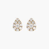 Magic Touch pear earrings