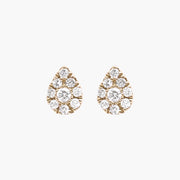 Magic Touch pear earrings