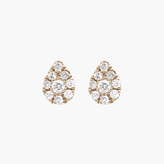 Magic Touch pear earrings