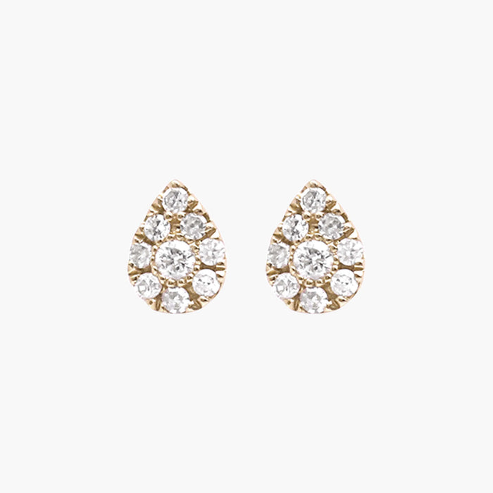 Magic Touch pear earrings