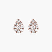 Magic Touch pear earrings