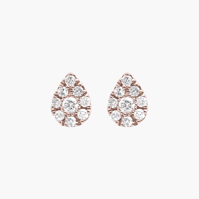 Magic Touch pear earrings