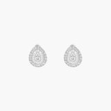 Boucles d’Oreilles Poire Diamants